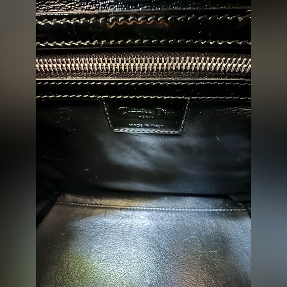Christian Dior Black Quilted Tweed with Patent Leather
Lady Dior Bag - Picture 11 of 14